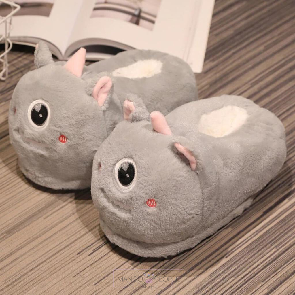 One Eyed Monster Plush Slippers Mango People