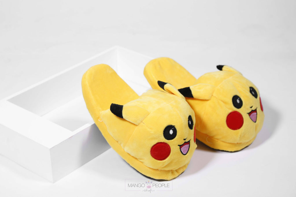 Kids 2025 pikachu slippers