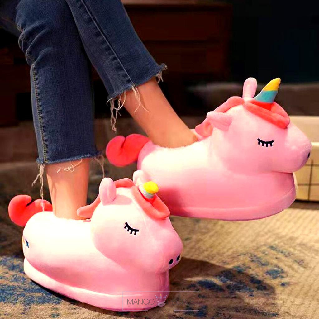 Unicorn slippers for women hot sale