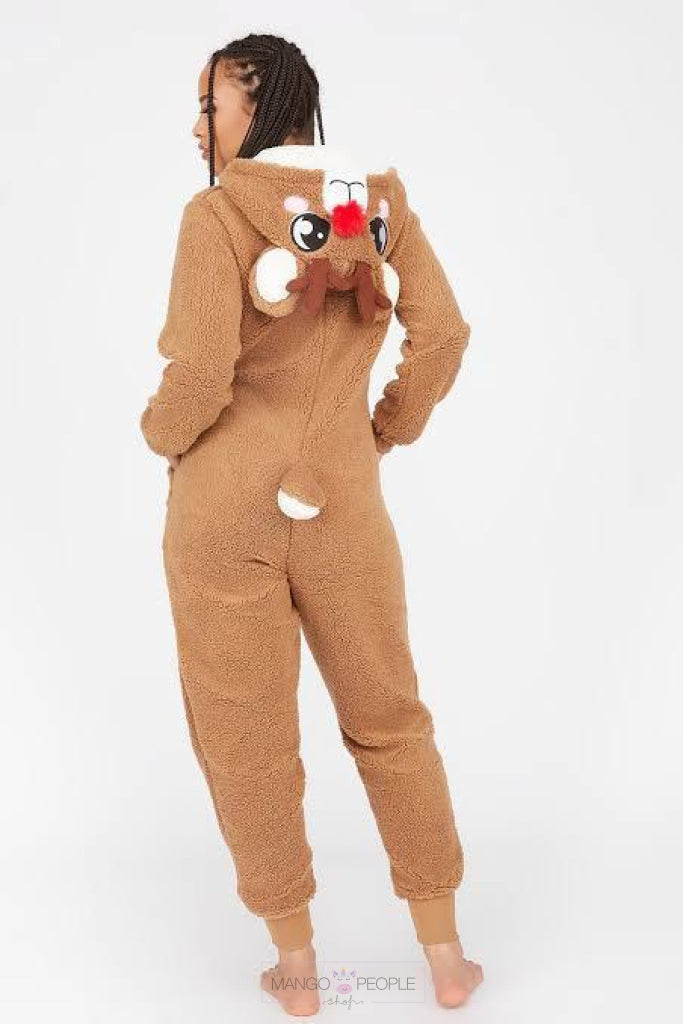 Rudolph The Red-nosed Reindeer Women's Fleece Plush Sleep Pajama