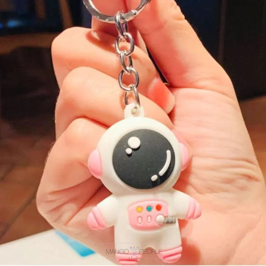 Cartoon Astronaut Design Bag Charm Fashionable Key Chain