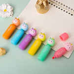 Load image into Gallery viewer, CUTE DINOSAUR SHAPED HIGHLIGHTERS  (PACK OF 6)
