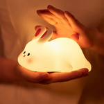 Load image into Gallery viewer, Charming Rabbit Design Silicone LED Night Lamp
