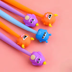 Load image into Gallery viewer, CUTE HALLOWEEN MONSTER CARTOON TOPPER SILICONE GEL PEN
