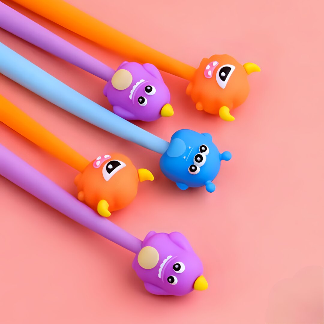 CUTE HALLOWEEN MONSTER CARTOON TOPPER SILICONE GEL PEN