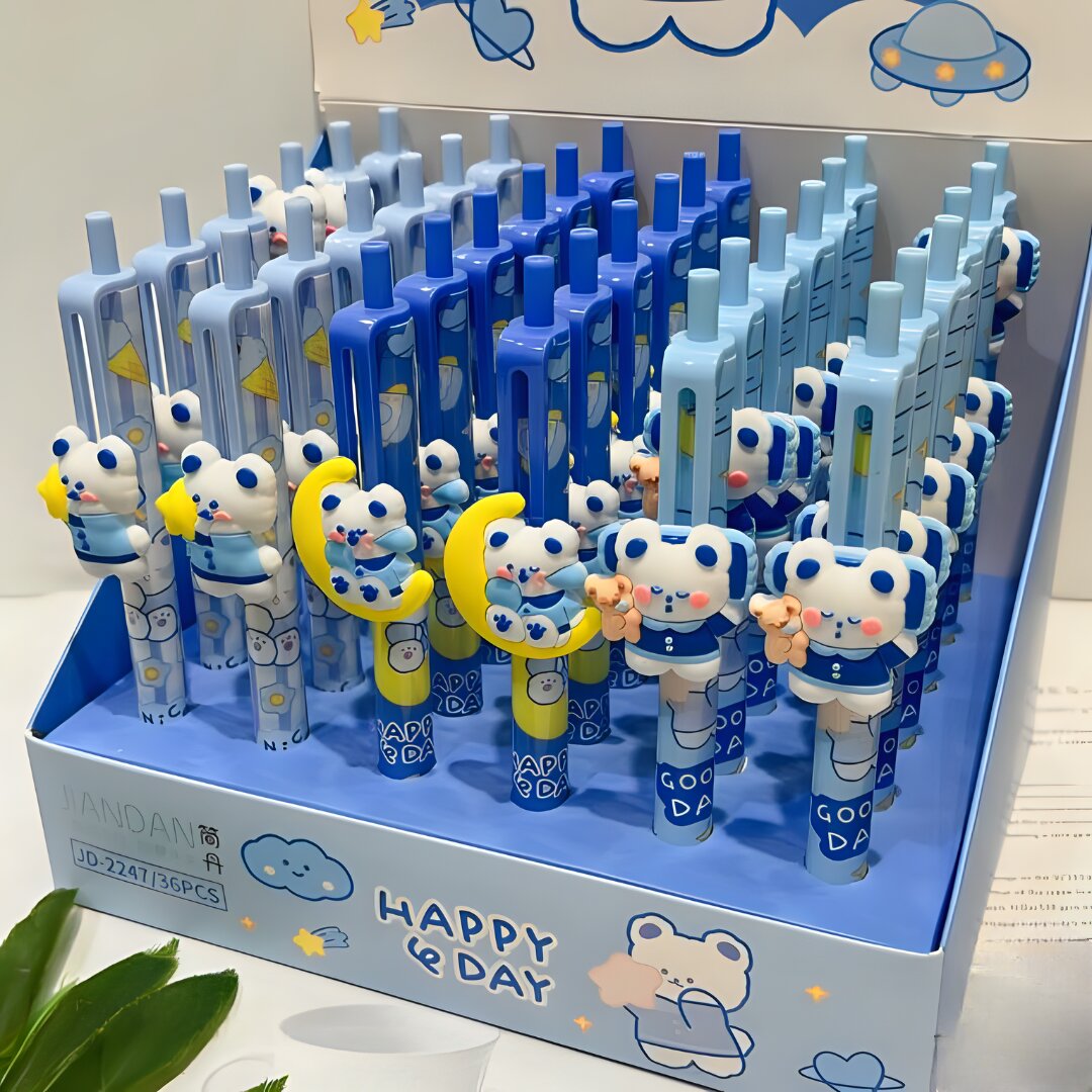 HAPPY DAY KAWAII BEAR GEL PEN