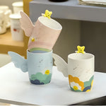 Load image into Gallery viewer, 3D Bear Angel Wings Ceramic Cup
