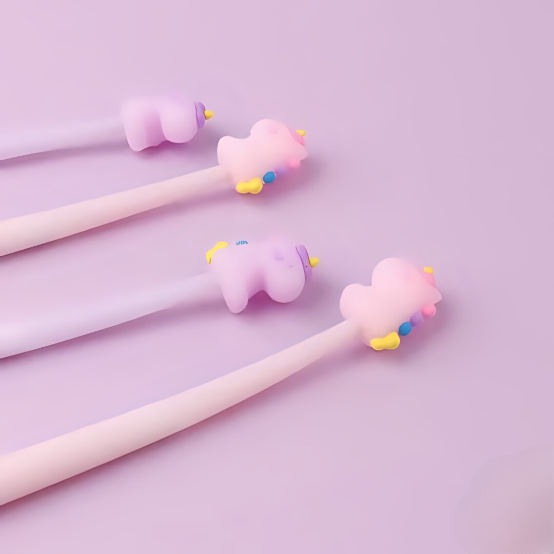 ADORABLE UNICORN TOPPER SILICONE GEL PEN