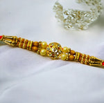 Load image into Gallery viewer, Beautiful Stone Design Traditional Rakhi
