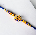 Load image into Gallery viewer, Adorable Om Design Stone Rakhi
