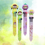 Load image into Gallery viewer, CARTOON DESIGN RETRACTABLE SWEET 10-IN-1  BALL POINT PEN
