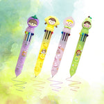 Load image into Gallery viewer, CARTOON DESIGN RETRACTABLE SWEET 10-IN-1  BALL POINT PEN
