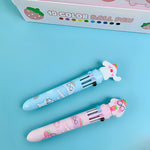 Load image into Gallery viewer, CUTE BUNNY RABBIT TOPPER 10-IN-1 BALL POINT PEN
