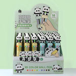 Load image into Gallery viewer, BABY PANDA THEMED 10-IN-1 MULTI-COLOR BALL POINT PEN
