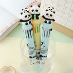 Load image into Gallery viewer, BABY PANDA THEMED 10-IN-1 MULTI-COLOR BALL POINT PEN
