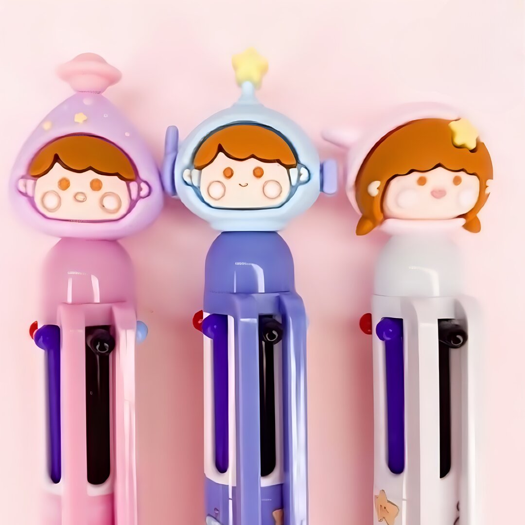 Space Travel Astronaut 6-in-1 Ball Point Pen