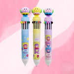 Load image into Gallery viewer, HI FLOWER DESIGN 12-IN-1 BALL POINT PEN
