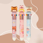 Load image into Gallery viewer, BABY GIRL THEME 10-IN-1 BALL POINT PEN
