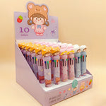 Load image into Gallery viewer, BABY GIRL THEME 10-IN-1 BALL POINT PEN
