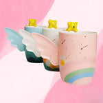 Load image into Gallery viewer, 3D Bear Angel Wings Ceramic Cup
