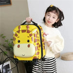 Load image into Gallery viewer, Cartoon Animal Design Kids Trolley Luggage Travel Bag Suitcase
