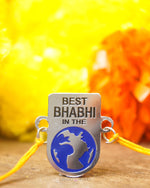 Load image into Gallery viewer, Best Bhabhi In The World Rakhi Rakhi Mango People Local 
