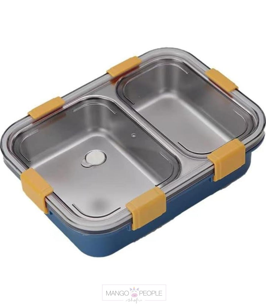 Stainless Steel Orange/Blue Lunch Box — Buy online at