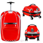 Load image into Gallery viewer, Cartoon Car Design Kids Trolley Travel Suitcase
