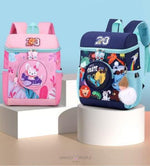 Load image into Gallery viewer, Cartoon Jungle Animal Design School Bags With Slip Over Buckle For Kindergarten Kids Backpack
