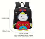 Load image into Gallery viewer, Cute And Adorable My Dear Robo Design Backpack For Kids Backpack
