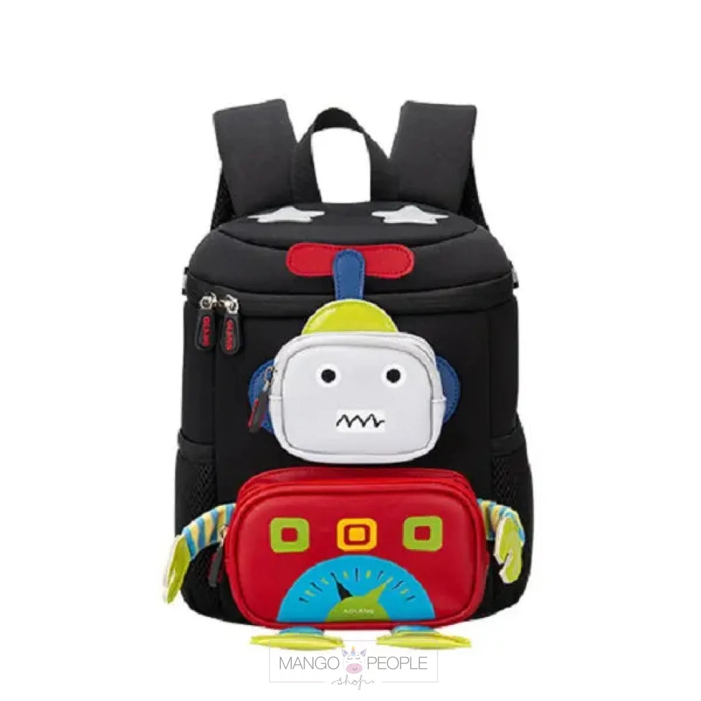 Cute And Adorable Preschool Nursery Robo Backpacks For Kids Cartoon Backpack