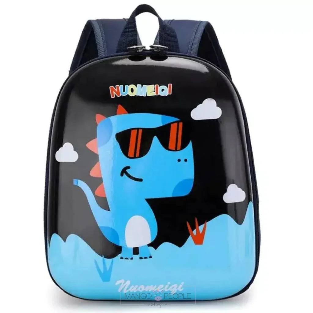 Fancy Dinosaur Theme Hard-Shell Backpack For Kids Hard Case