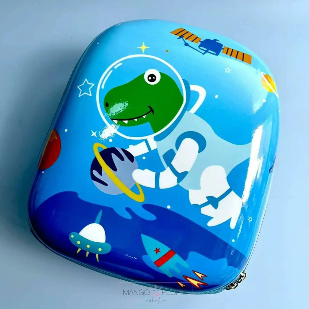 Fancy Dinosaur Theme Hard-Shell Backpack For Kids Hard Case