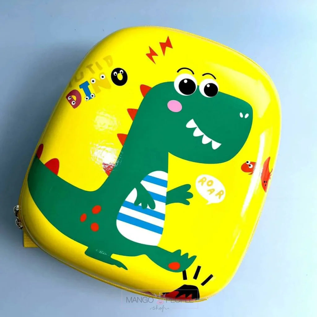 Fancy Dinosaur Theme Hard-Shell Backpack For Kids Hard Case