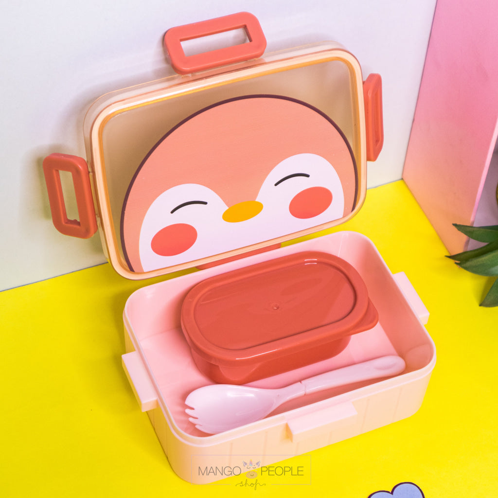 Cute Cartoon Lunch Box For Kids - 750Ml Tiffin