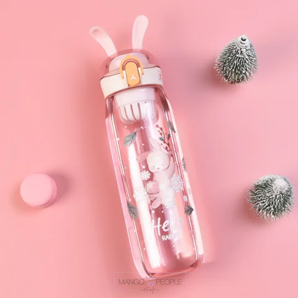 Cute Rabbit Drinking Water Bottle - 600Ml