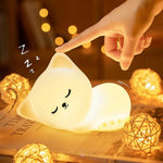 Load image into Gallery viewer, Cute Cat Silicone Led Night Light Lamp
