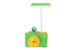 Load image into Gallery viewer, Cute Led Camera Design Study Lamp With Sharpener And Pen Stand Dinosaur Stationery
