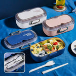 Load image into Gallery viewer, Hot Pot Stainless Steel Lunch Box - 900Ml
