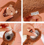 Load image into Gallery viewer, Hot Water Bag With Cute Animal Design Soft Fleece Cover For Pain Relief -1000Ml
