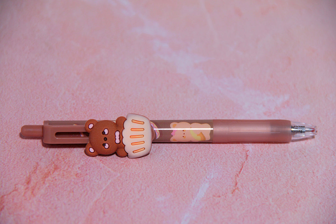 BAKER BEAR TOPPER CUPCAKE GEL PENS