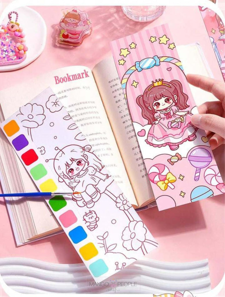 Pocket Watercolor Coloring And Painting Book For Kids Art And Craft