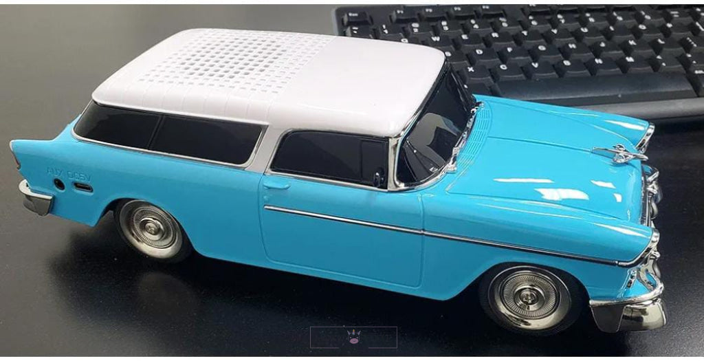 Portable 1955 Replica Bel Air Retro Ride Bluetooth Car Speaker & Fm Radio Wireless Bluetooth Speaker