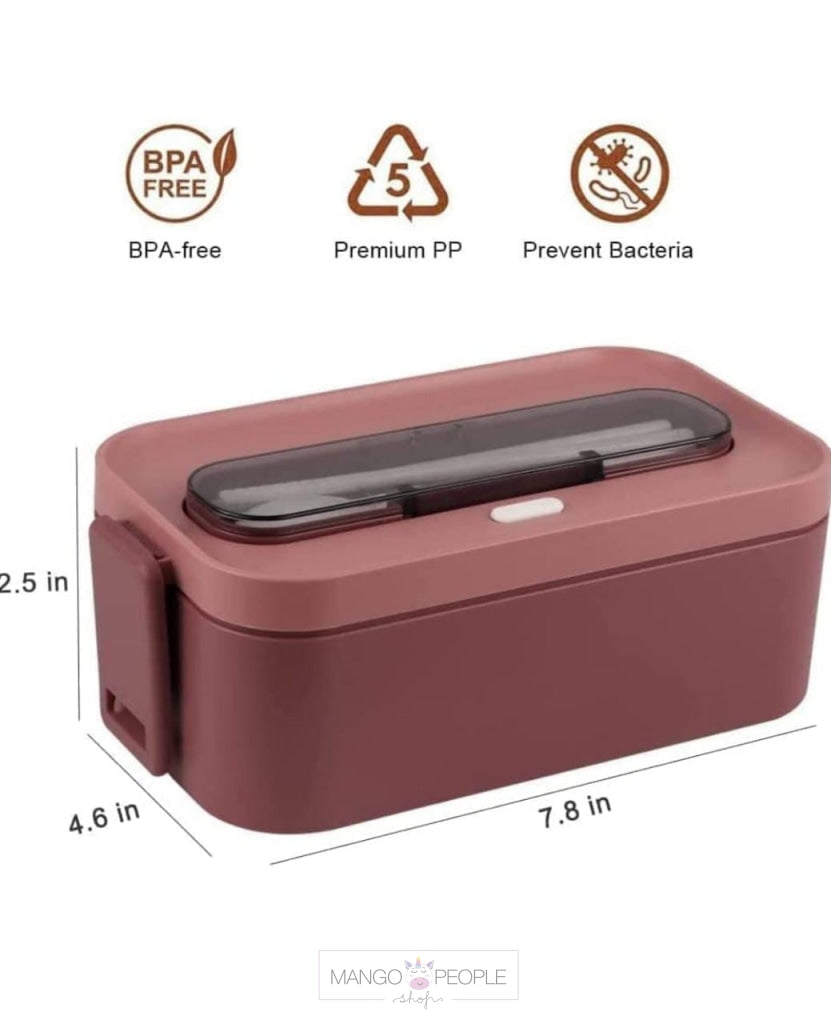 Premium Quality 2- Layer Lunch Box - 1600Ml Bento