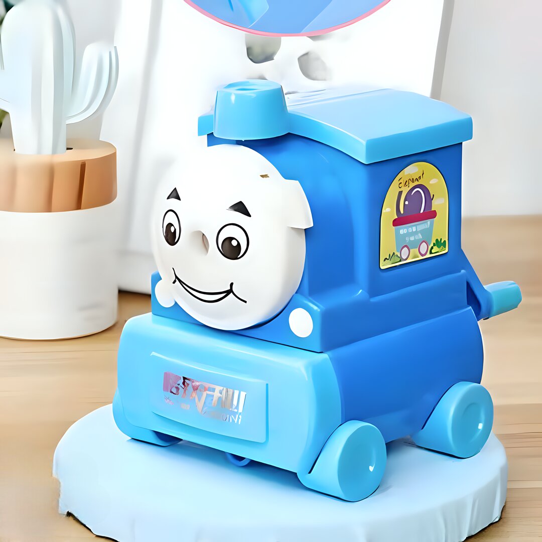 Train-Shaped Manual Handheld Pencil Sharpener