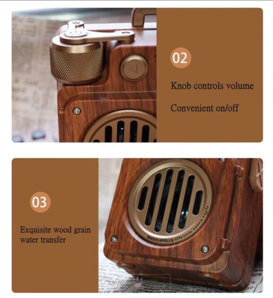 Retro Wireless Bluetooth Speaker