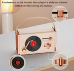 Load image into Gallery viewer, Retro Wireless Bluetooth Speaker With Classy Vinyl Record Player Style Wireless Bluetooth Speaker
