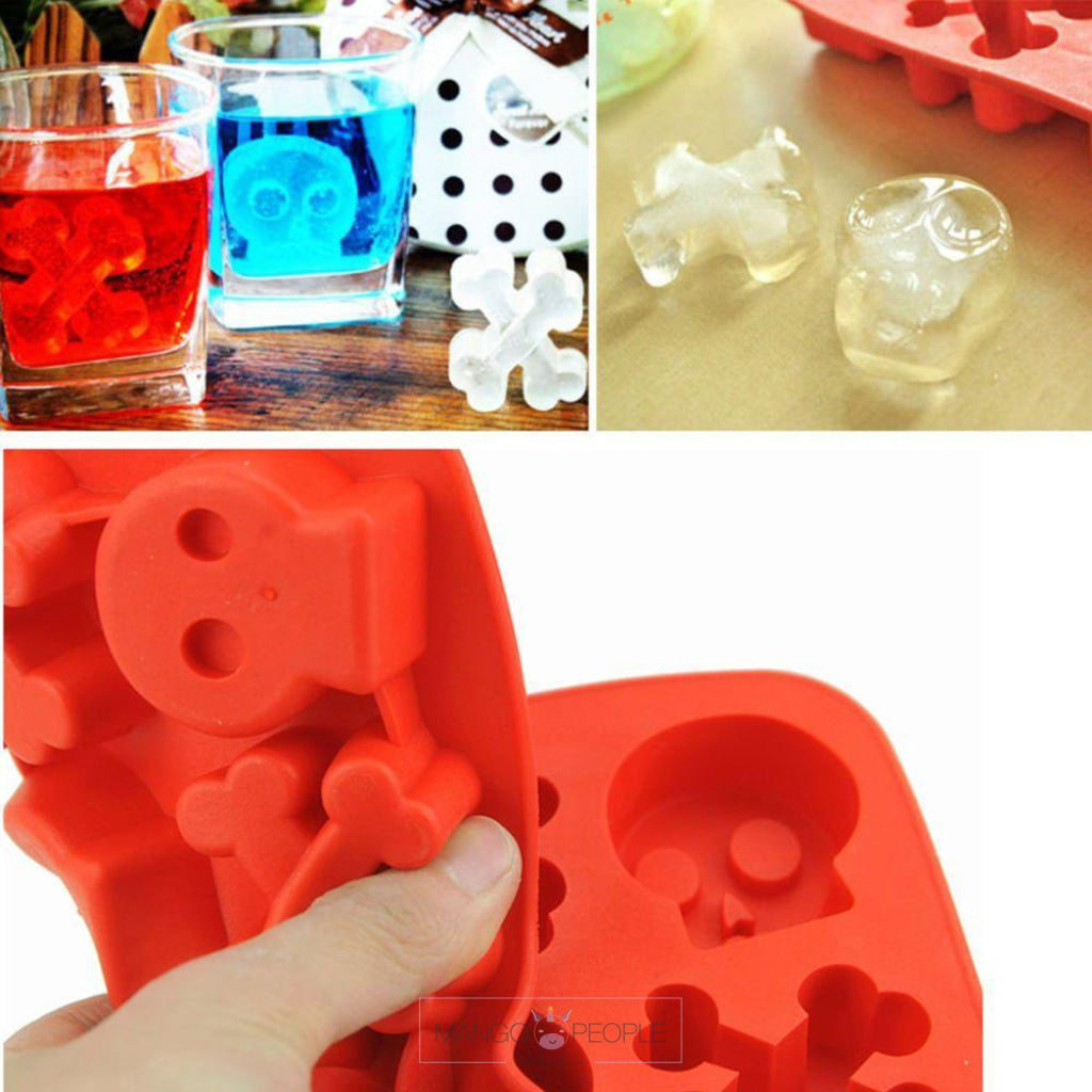 Skull & Crossbones Ice Tray Kitchen Tools Mango People Local 