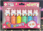 Load image into Gallery viewer, Unique Rabbit And Bear Design Set Of 6-Multicolor Highlighter / Marker Pen Markers Highlighters
