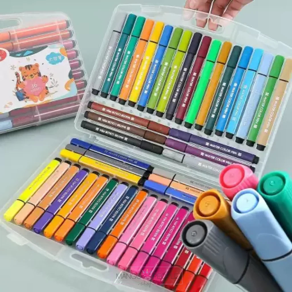 Washable Watercolor Sketch Pen Set Marker Pen Set - Drawing Kit Colour Set  for Kids Art Kit/Color Pens Sketch Pens 12